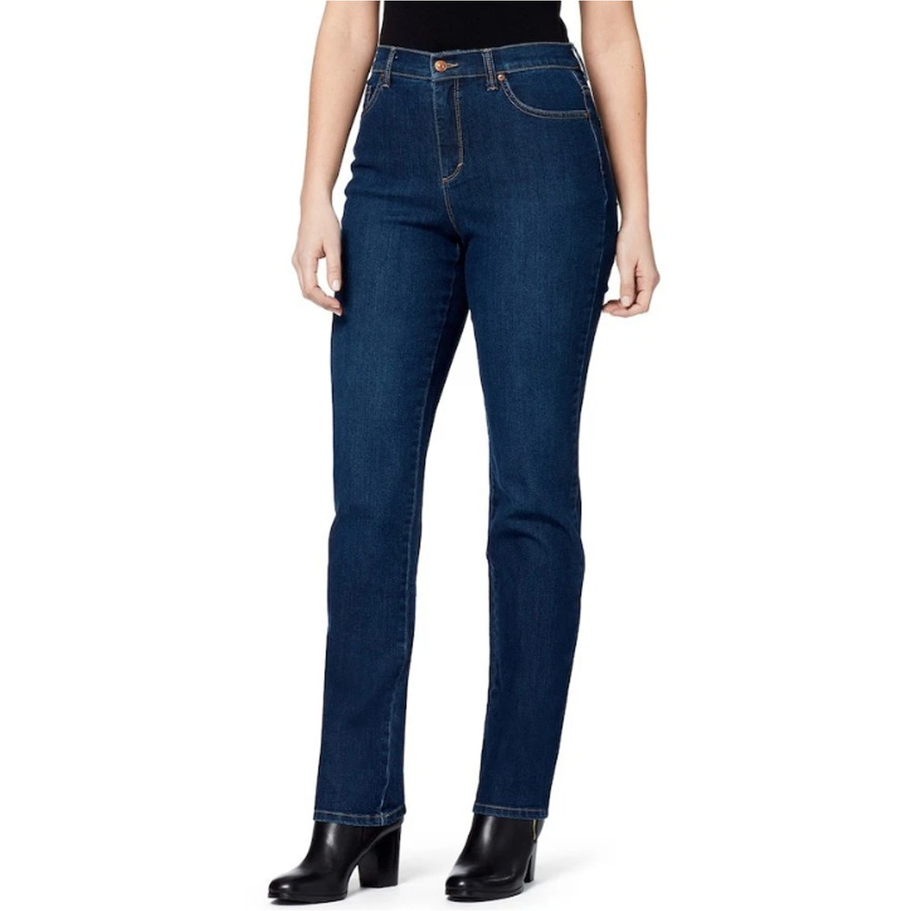Gloria Vanderbilt Women Amanda High Rise Straight Leg-Madison Average 10P 17092